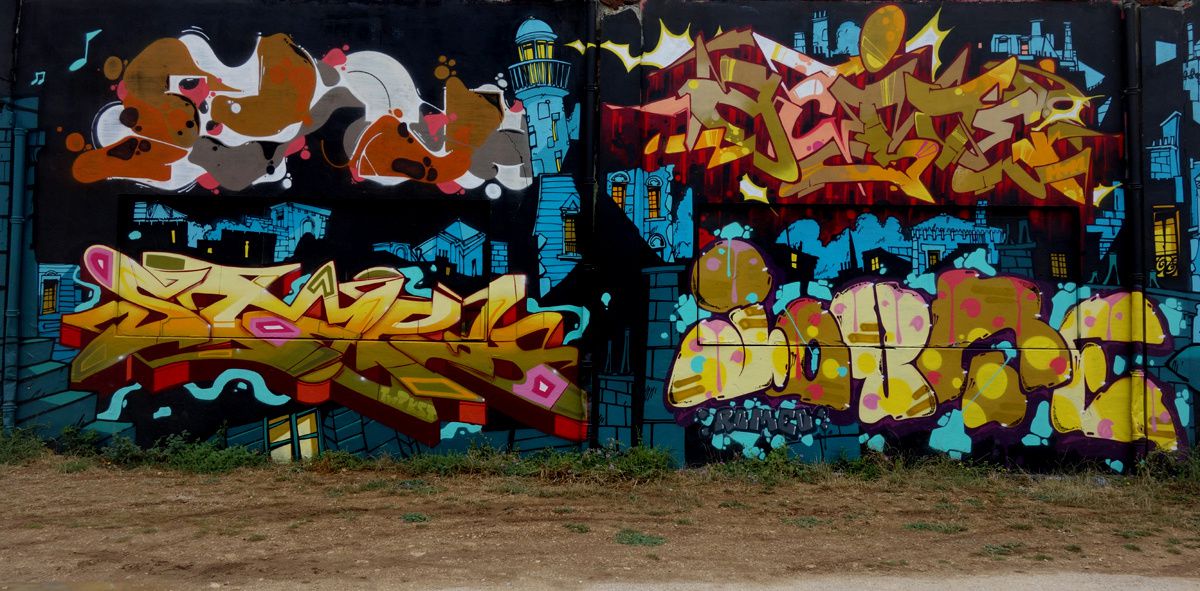 Street Art : Graffitis & Fresques Murales 17000 La Rochelle