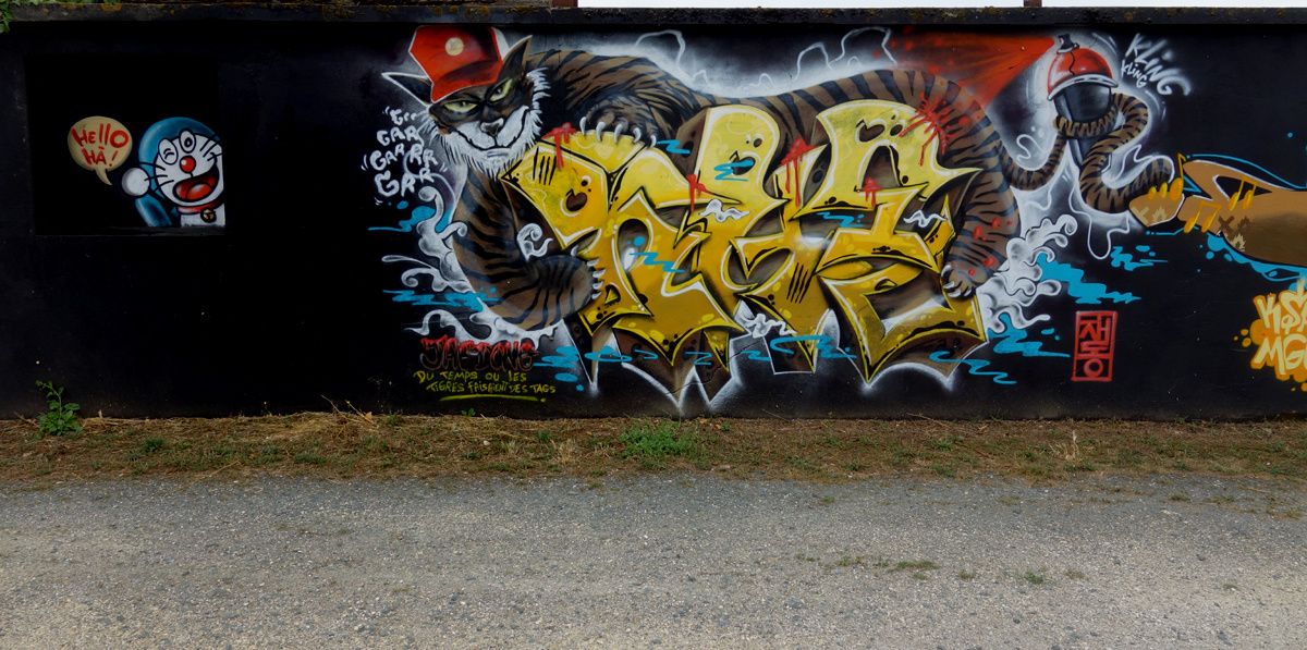 Street Art : Graffitis & Fresques Murales 17000 La Rochelle