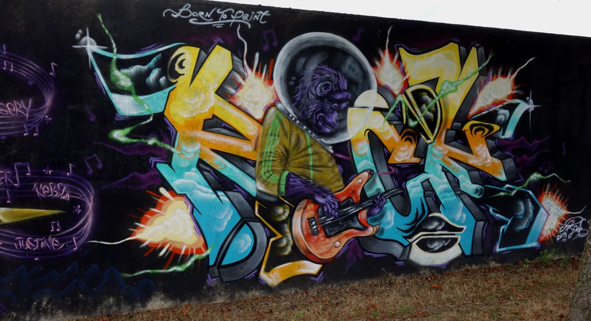 Street Art : Graffitis & Fresques Murales 17000 La Rochelle