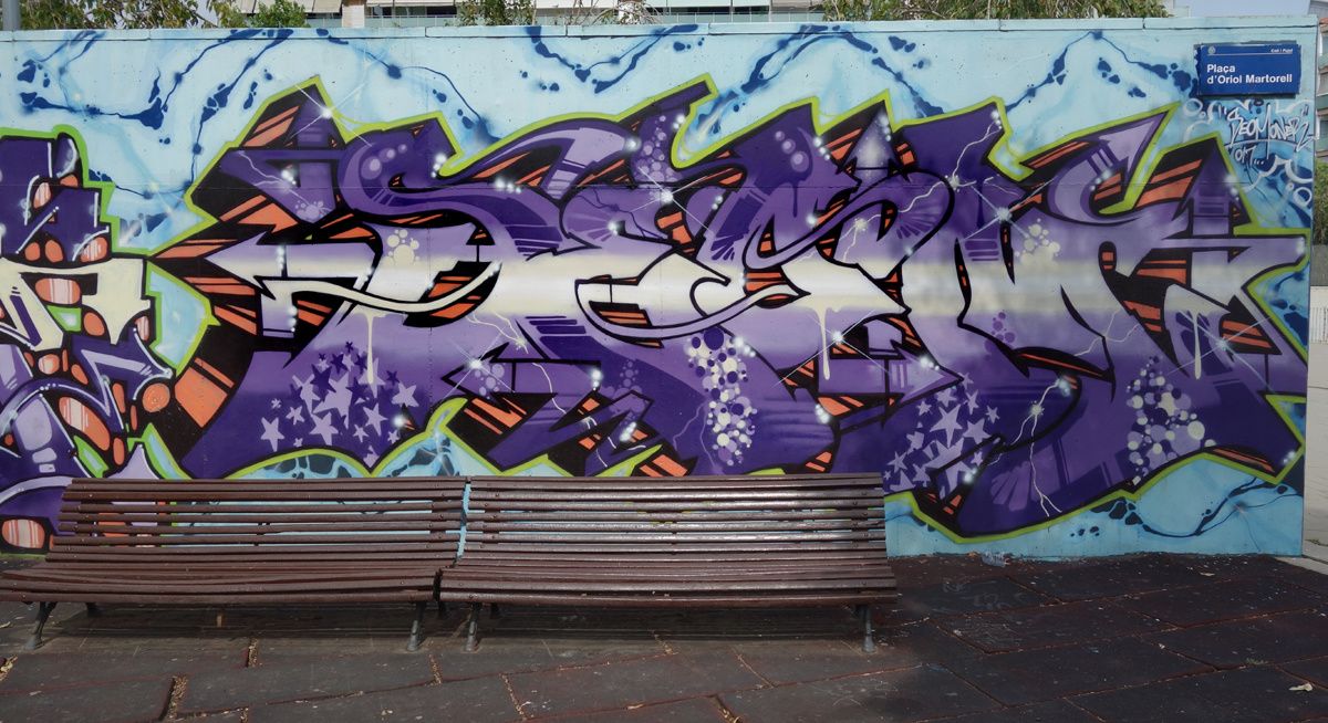 Street Art : Graffitis & Fresques Murales 08912 Badalona (Catalunya)