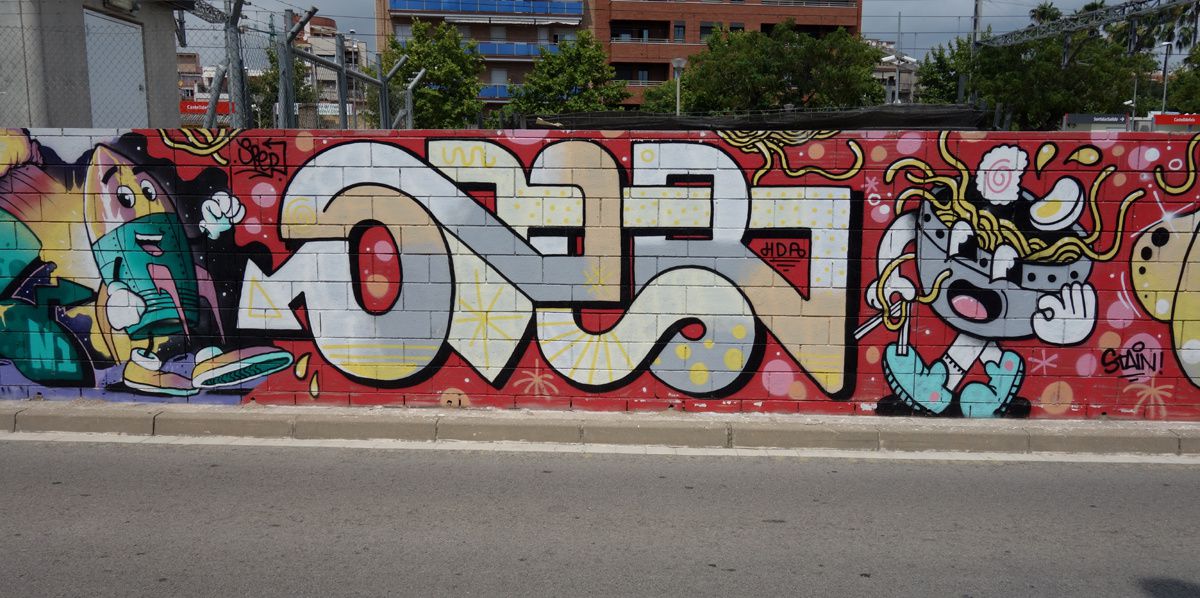 Street Art : Graffitis &amp; Fresques Murales 08860 Castelldefels (Catalunya)