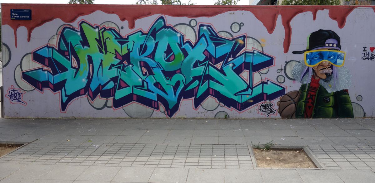 Street Art : Graffitis & Fresques Murales 08912 Badalona (Catalunya)