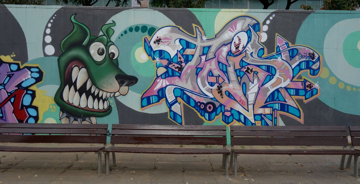 Street Art : Graffitis & Fresques Murales 08912 Badalona (Catalunya)