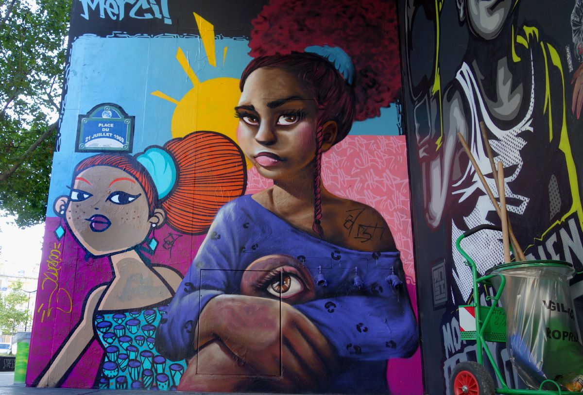 Street Art : Graffitis &amp; Fresques Murales 75013 Paris