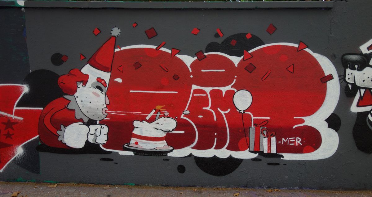 Street Art : Graffitis & Fresques Murales 08130 Barcelona (Catalunya)