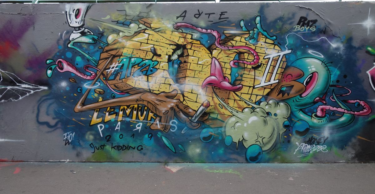 Street Art : Graffitis & Fresques Murales 75018 Paris
