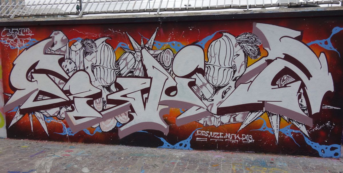 Street Art : Graffitis &amp; Fresques Murales 93055 Pantin