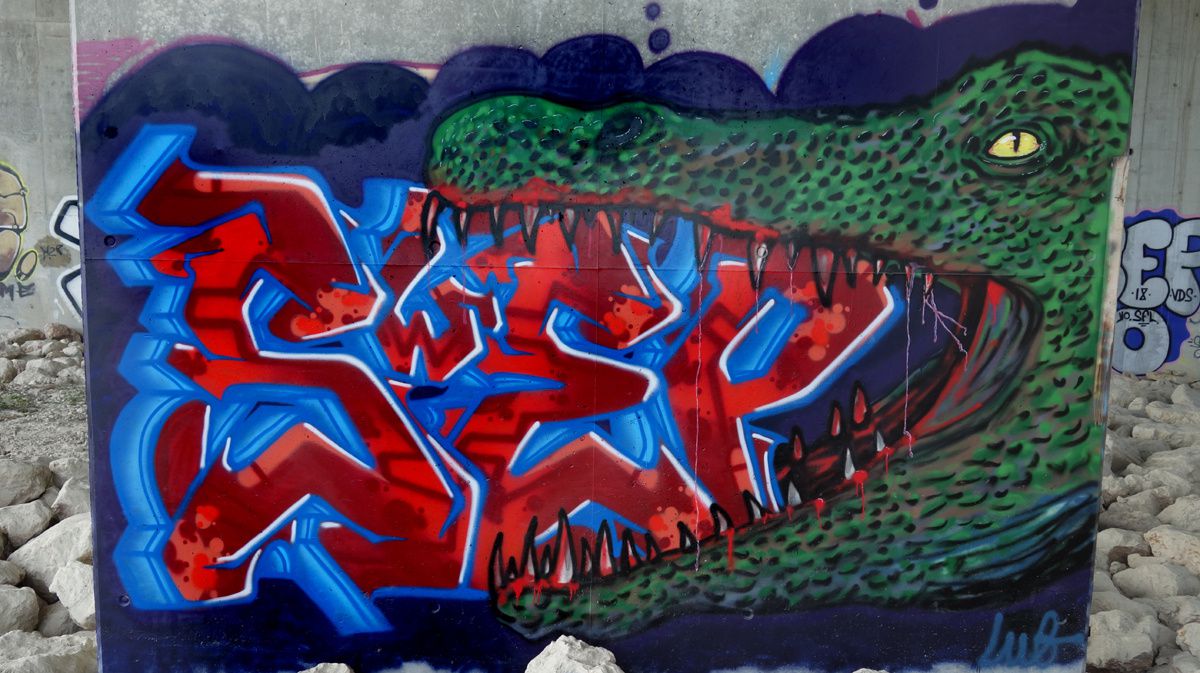 Street Art : Graffitis &amp; Fresques Murales 01276 Nievroz