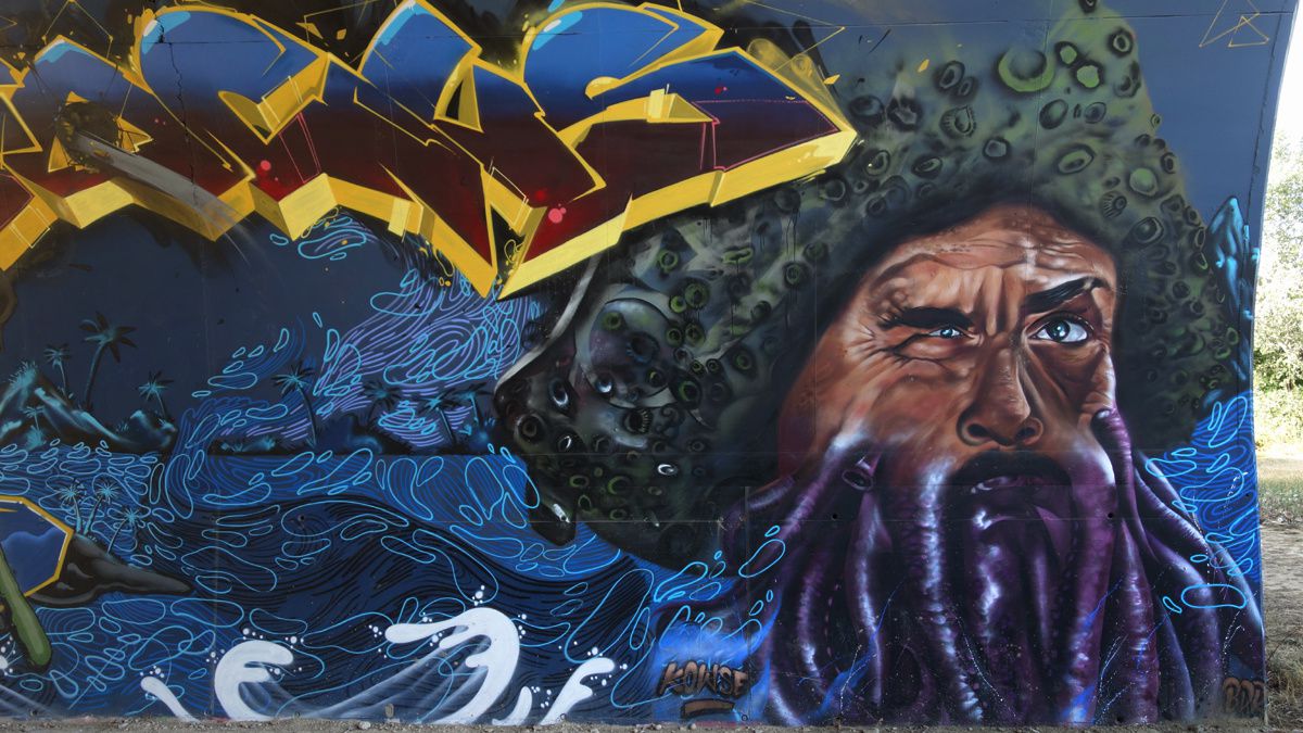 Street Art : Graffitis &amp; Fresques Murales 07316 Soyons