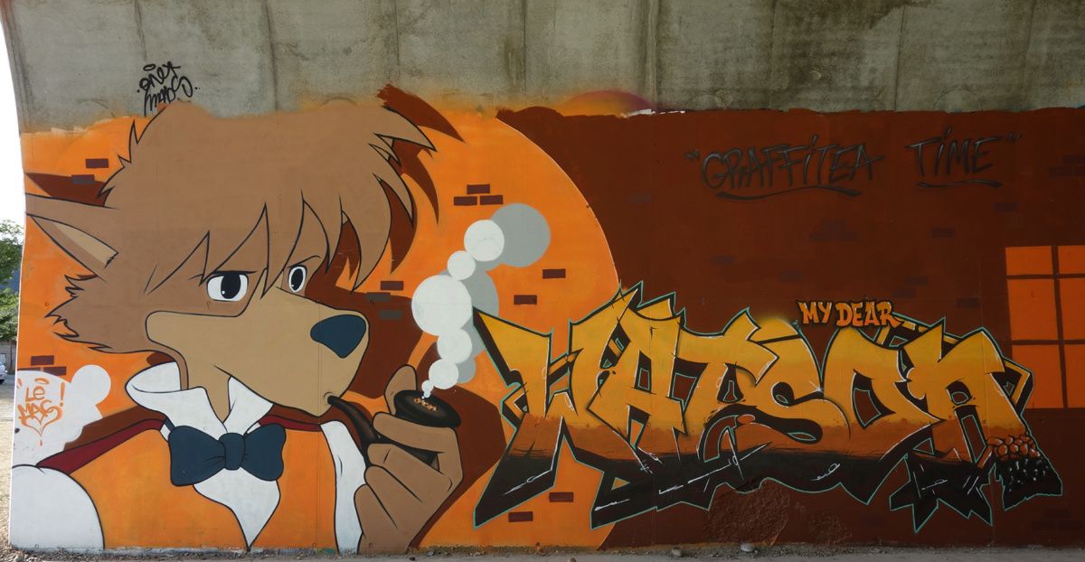 Street Art : Graffitis & Fresques Murales 07316 Soyons