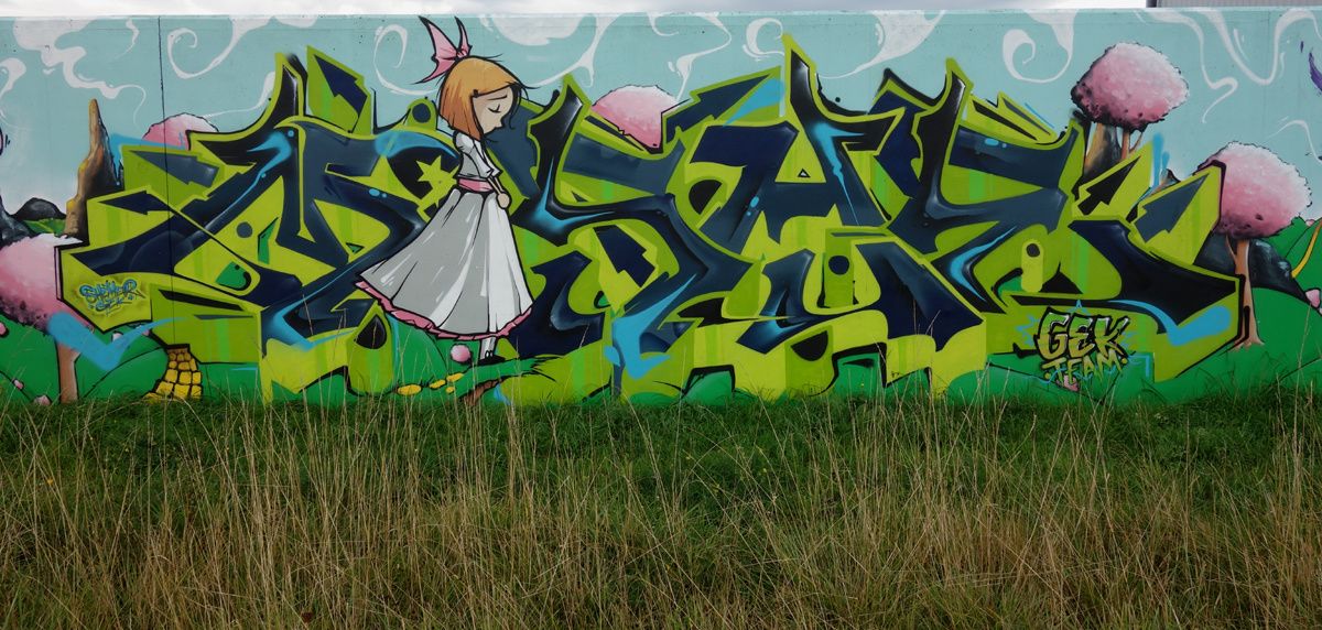 Street Art : Graffitis & Fresques Murales 42285 Saint Romain le Puy