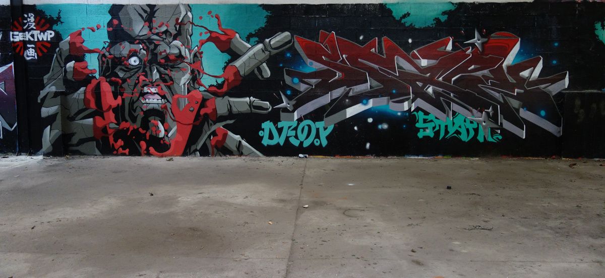 Street Art : Graffitis & Fresques Murales 42005 Andrezieux Boutheon