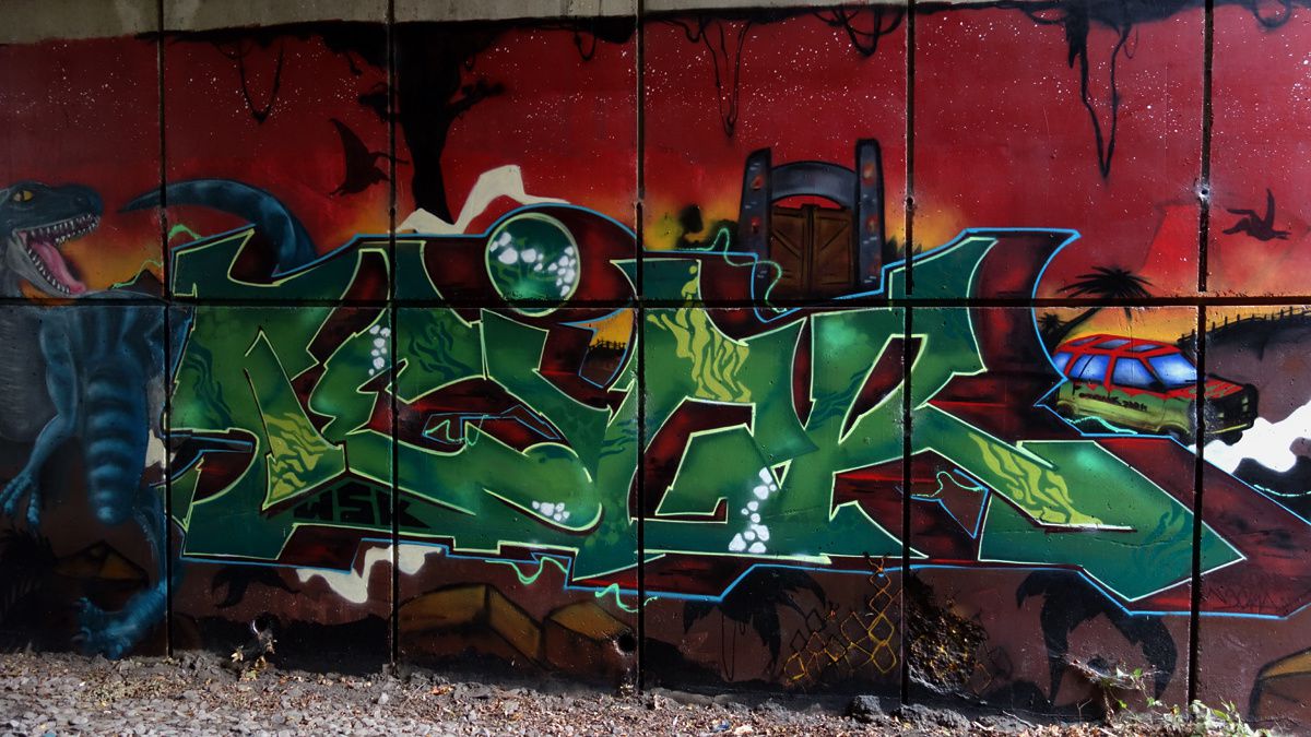 Street Art : Graffitis & Fresques Murales 42237 Saint Jean Bonnefonds