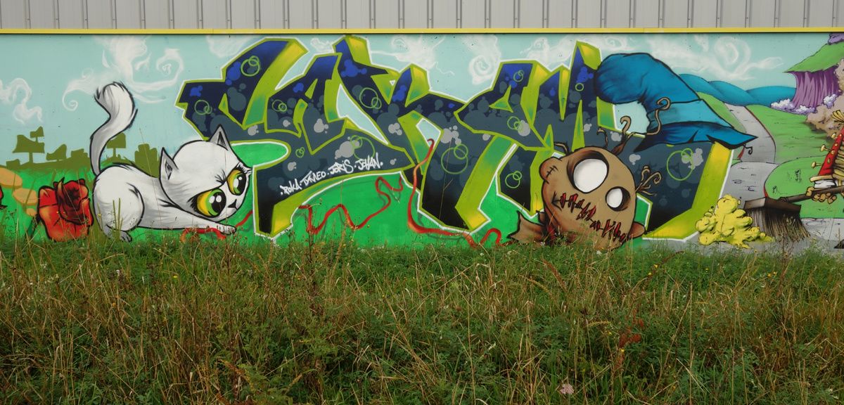 Street Art : Graffitis & Fresques Murales 42285 Saint Romain le Puy