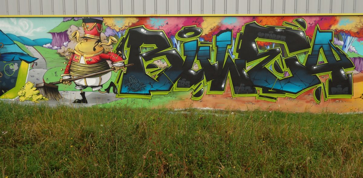 Street Art : Graffitis & Fresques Murales 42285 Saint Romain le Puy