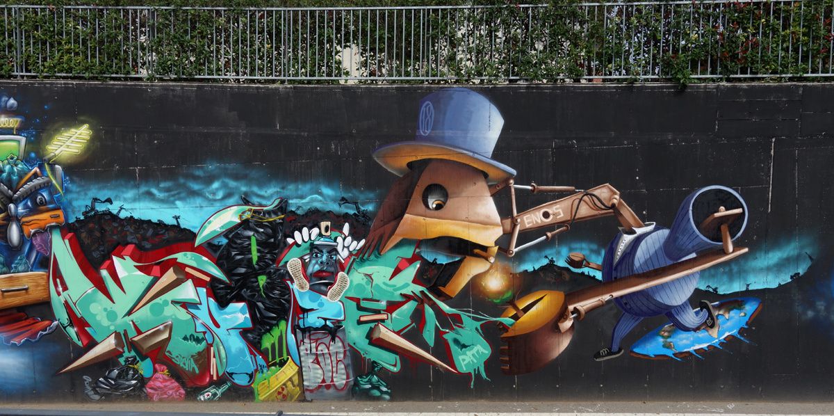 Street Art : Graffitis & Fresques Murales 25045 Castegnato ( Italy )