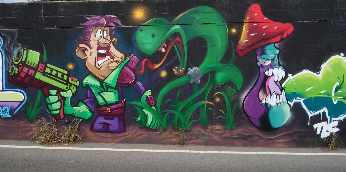 Street Art : Graffitis & Fresques Murales 25045 Castegnato ( Italy )