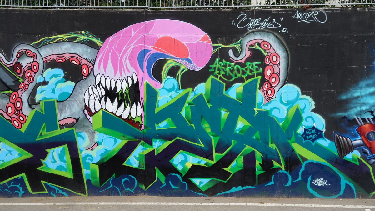 Street Art : Graffitis & Fresques Murales 25045 Castegnato ( Italy )