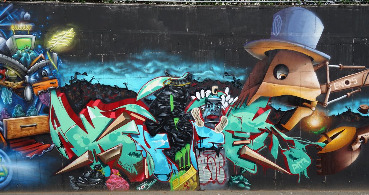 Street Art : Graffitis & Fresques Murales 25045 Castegnato ( Italy )