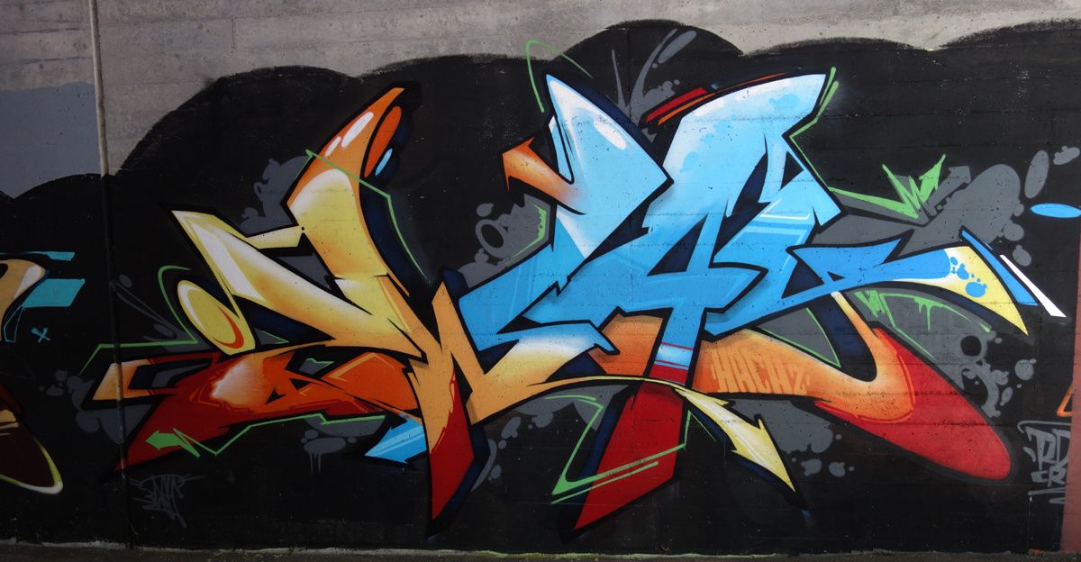 Street Art : Graffitis & Fresques Murales 6802 Rivera (Tessin Suisse)