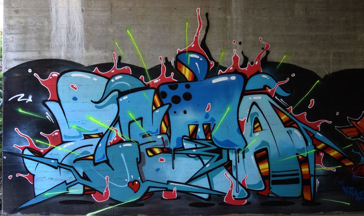 Street Art : Graffitis & Fresques Murales 6802 Rivera (Tessin Suisse)