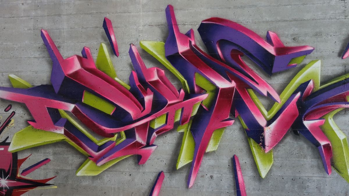 Street Art : Graffitis &amp; Fresques Murales 6802 Bironico (Tessin Suisse)