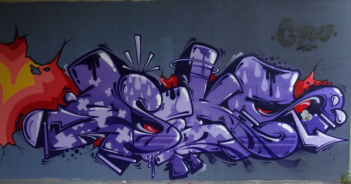 Street Art : Graffitis &amp; Fresques Murales 6500 Bellinzona (Tessin Suisse)