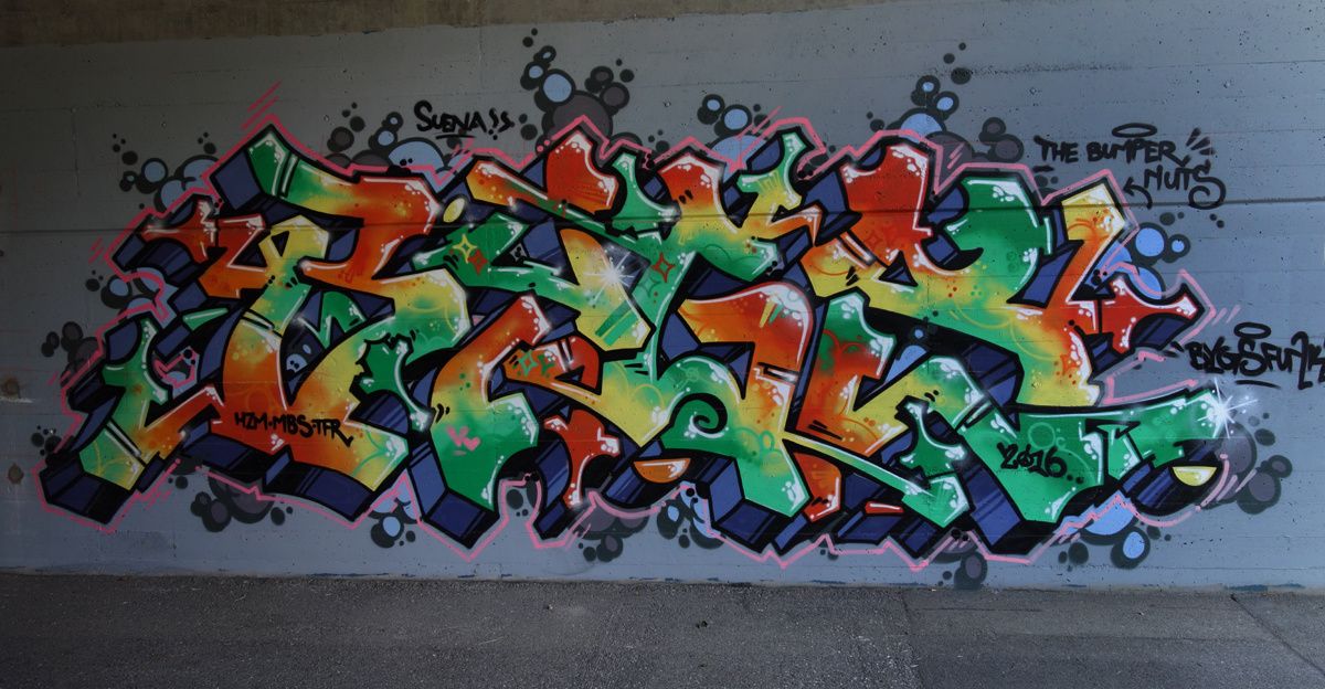 Street Art : Graffitis & Fresques Murales 6802 Rivera (Tessin Suisse)