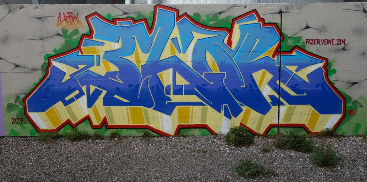 Street Art : Graffitis & Fresques Murales 1214 Vernier ( Suisse )