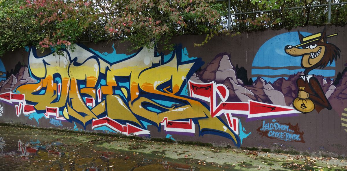 Street Art : Graffitis & Fresques Murales 1217 Meyrin (Suisse)