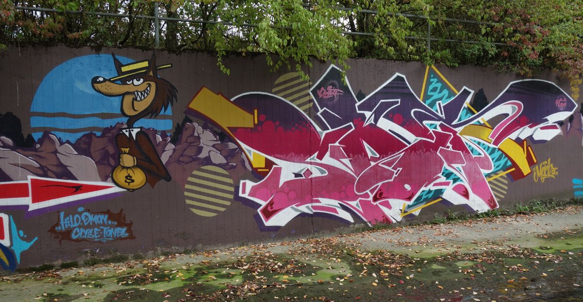 Street Art : Graffitis & Fresques Murales 1217 Meyrin (Suisse)