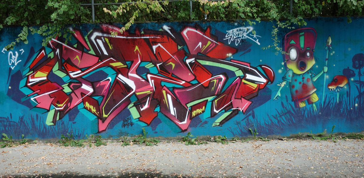 Street Art : Graffitis & Fresques Murales 1217 Meyrin (Suisse)