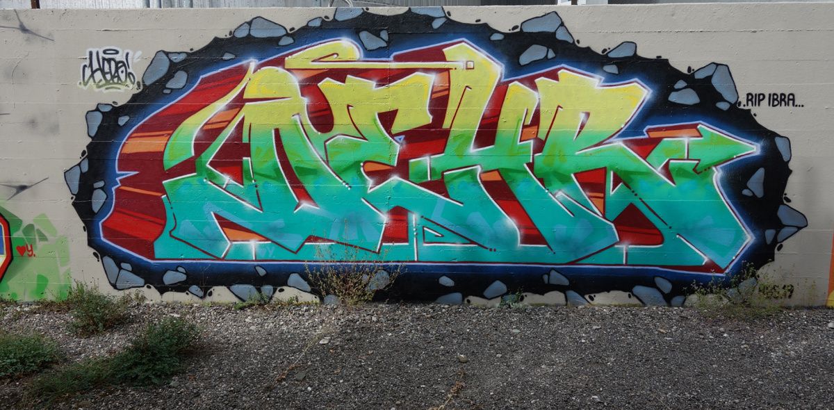 Street Art : Graffitis & Fresques Murales 1214 Vernier ( Suisse )