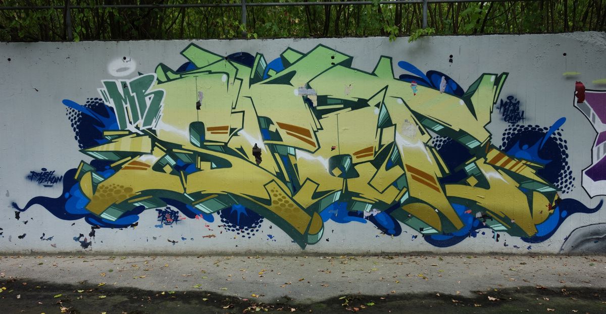 Street Art : Graffitis & Fresques Murales 1217 Meyrin ( Suisse )