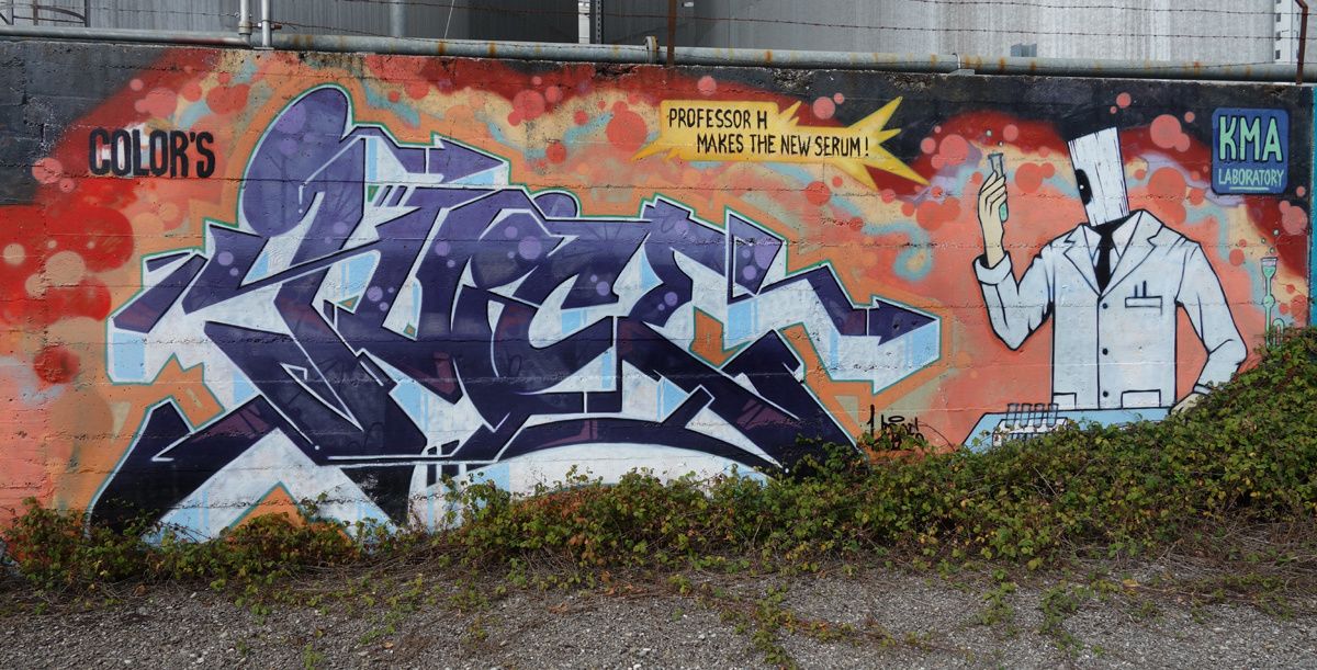 Street Art : Graffitis & Fresques Murales 1214 Vernier ( Suisse )