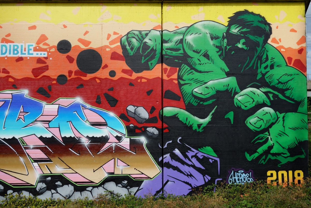 Street Art : Graffitis & Fresques Murales 1214 Vernier ( Suisse )