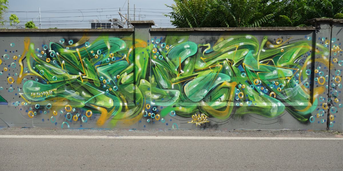 Street Art : Graffitis & Fresques Murales 20157 Milano ( Italy )