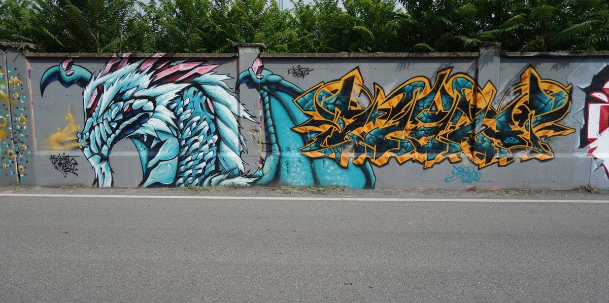 Street Art : Graffitis & Fresques Murales 20157 Milano ( Italy )