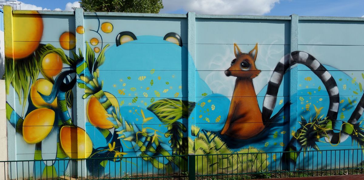 Street Art : Graffitis & Fresques Murales 93001 Aubervilliers