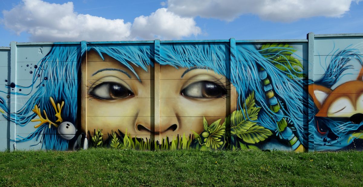 Street Art : Graffitis & Fresques Murales 93001 Aubervilliers