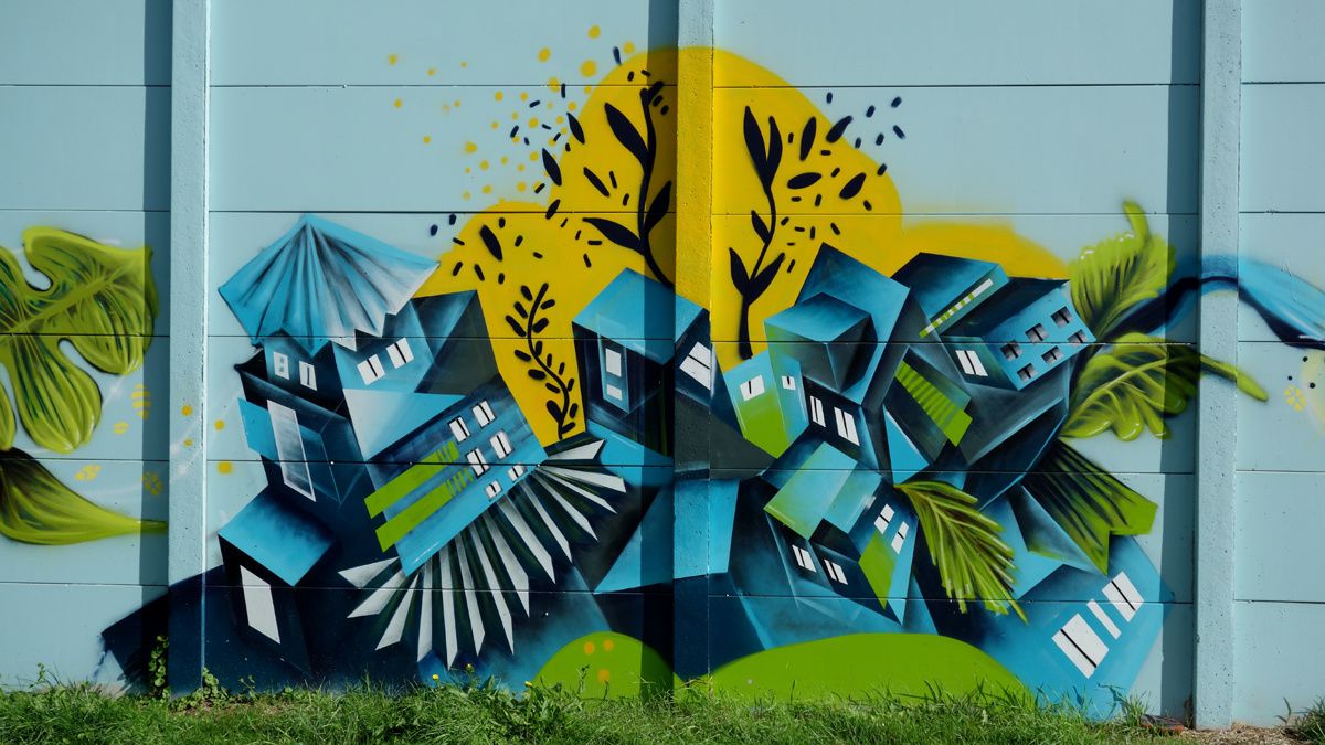 Street Art : Graffitis & Fresques Murales 93001 Aubervilliers