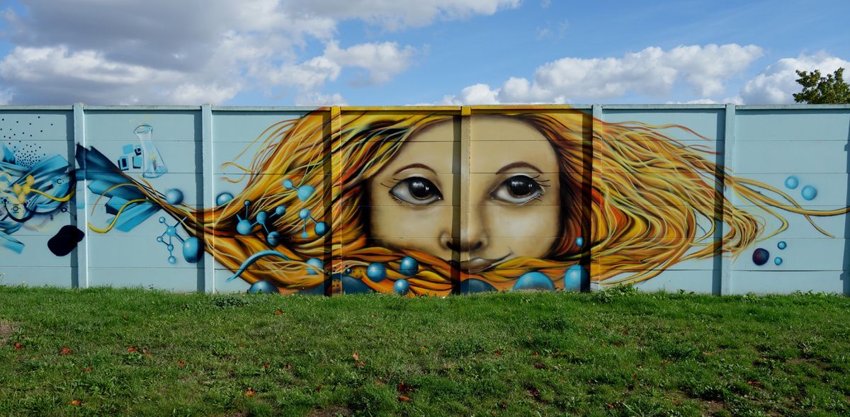 Street Art : Graffitis & Fresques Murales 93001 Aubervilliers