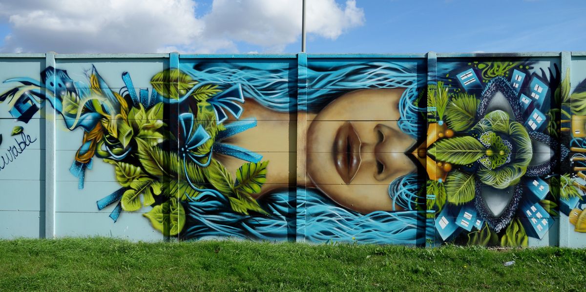 Street Art : Graffitis & Fresques Murales 93001 Aubervilliers