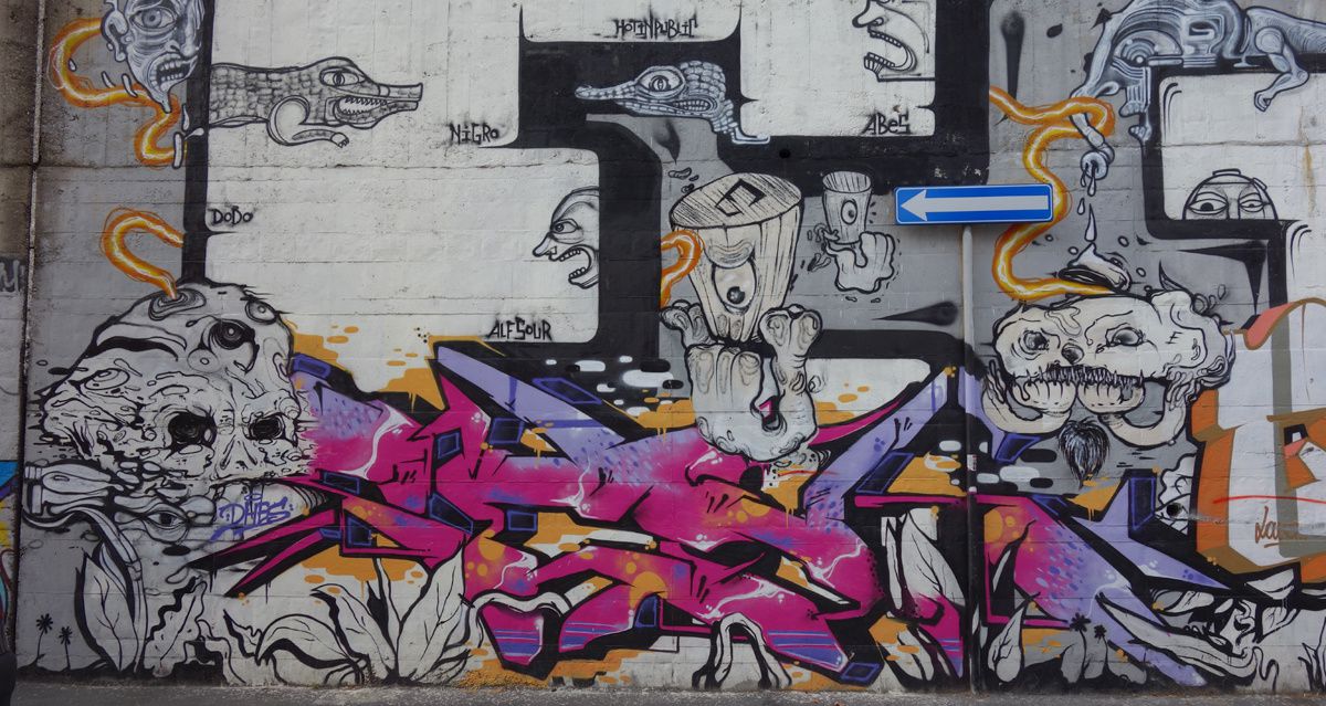 Street Art : Graffitis &amp; Fresques Murales 20127 Milano ( Italy )