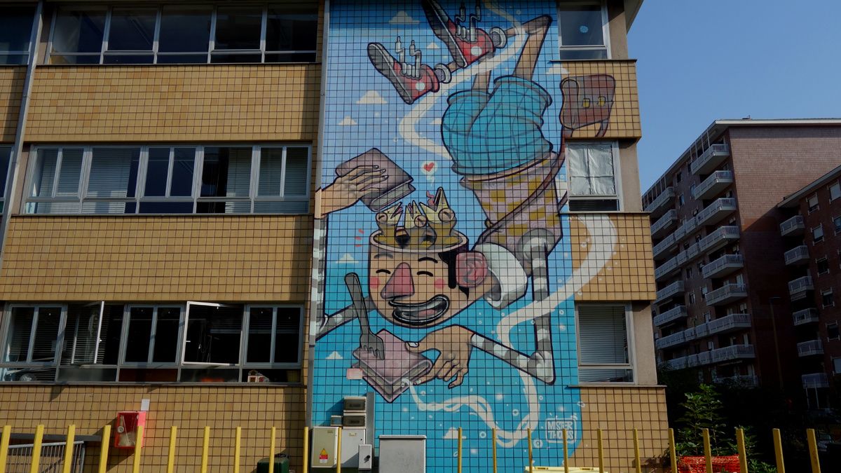 Street Art : Graffitis & Fresques Murales 10152 Turino ( Italy )