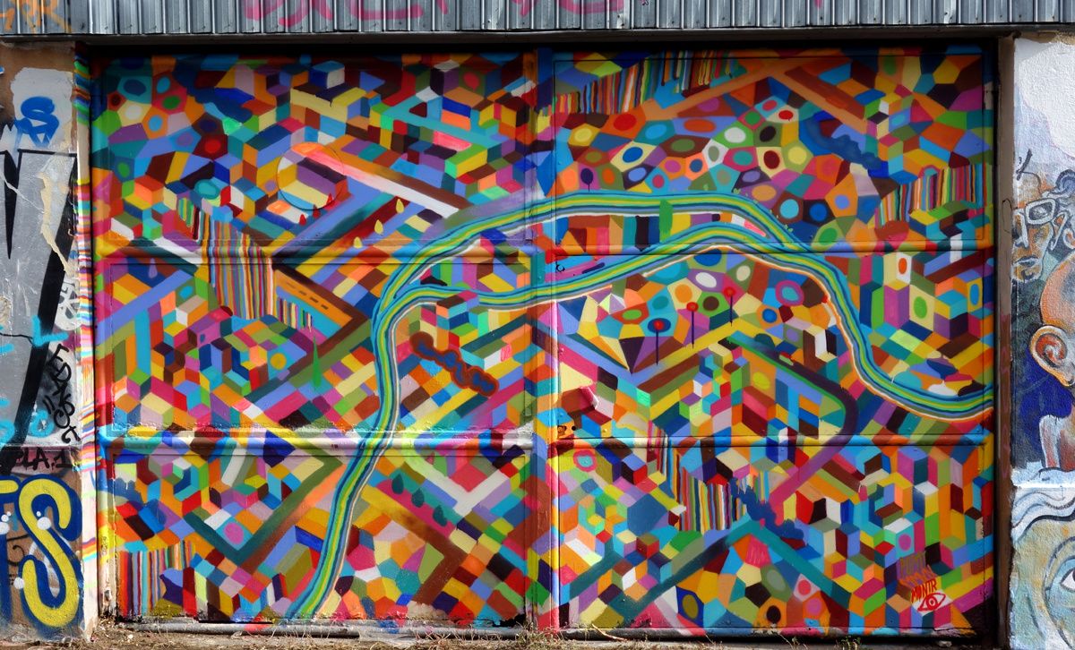 Street Art : Graffitis & Fresques Murales 93048 Montreuil