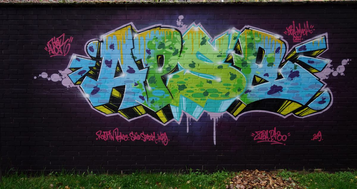 Street Art : Graffitis &amp; Fresques Murales 59100 Roubaix