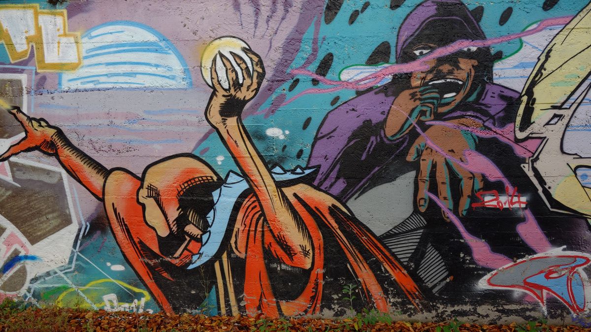 Street Art : Graffitis & Fresques Murales 73065 Chambery