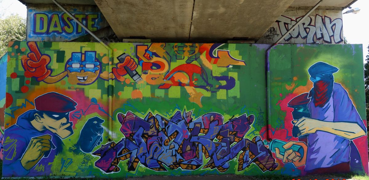 Street Art : Graffitis &amp; Fresques Murales 27015 Landriano