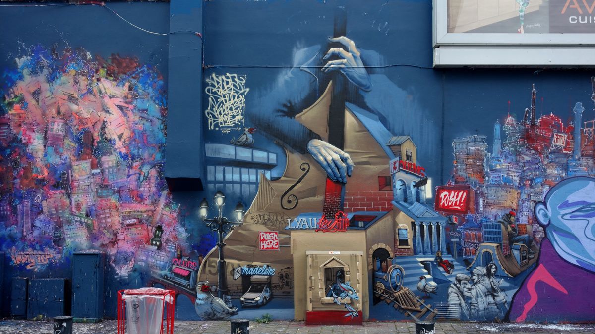 Street Art : Graffitis & Fresques Murales 59000 Lille